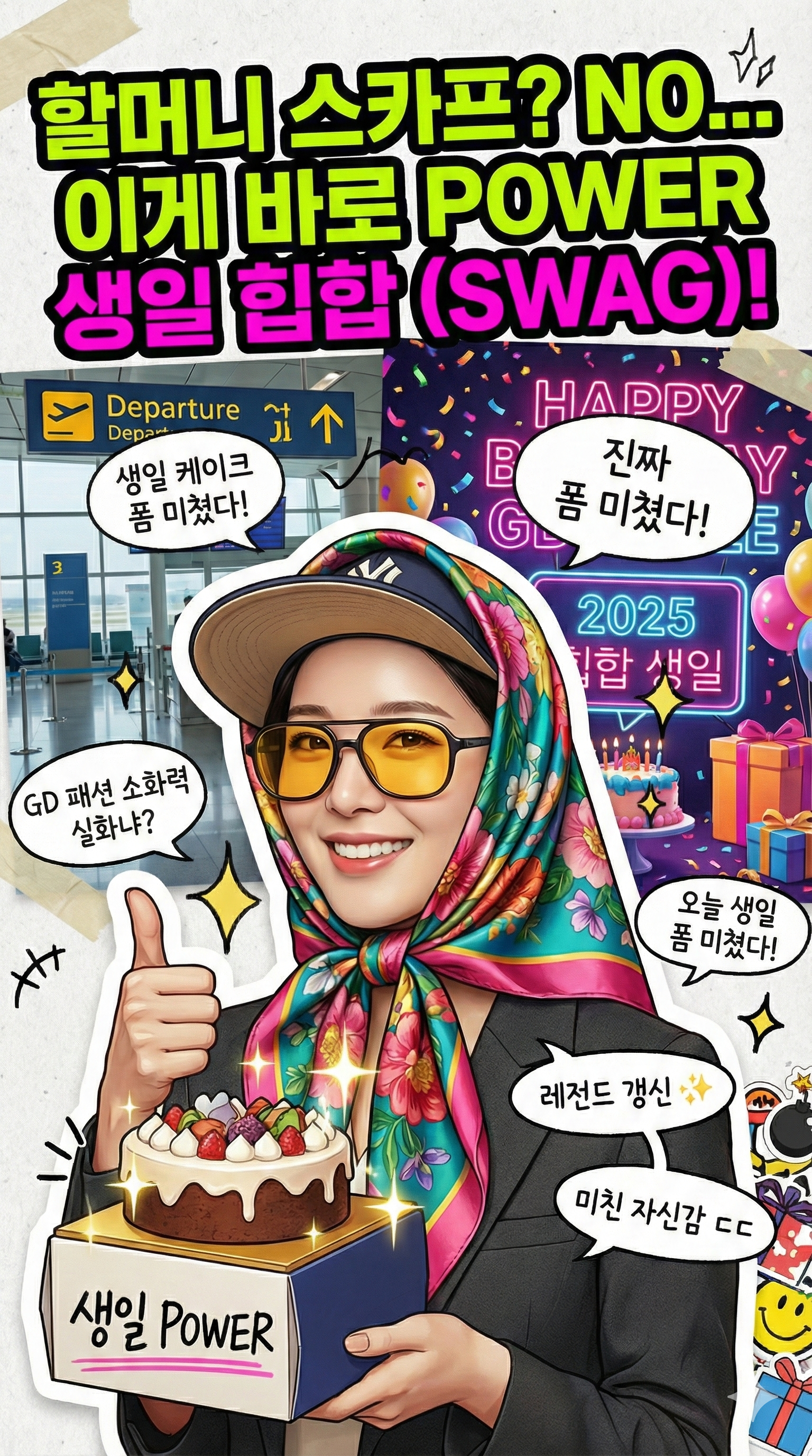 짤깍 결과 화면